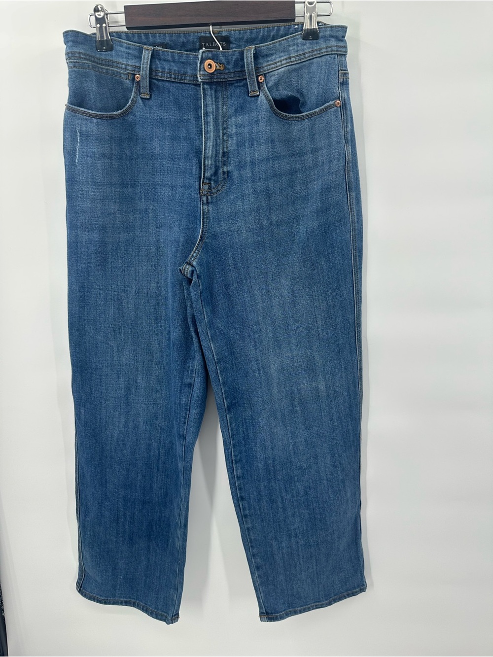 Talbots Stovepipe Jeans Women’s Size 8 Medium Wash Straight Leg Denim 1182 - Picture 2 of 8
